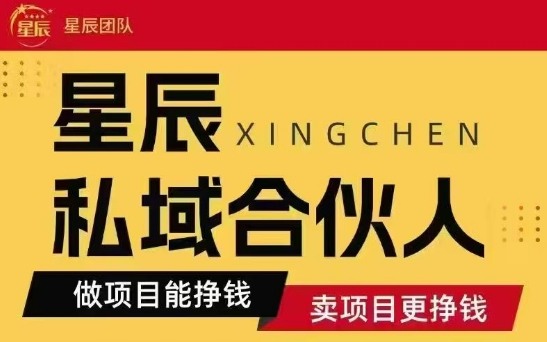 全网首发星辰私域项目合集，最新实操玩法，短期快速实现变现_抖汇吧