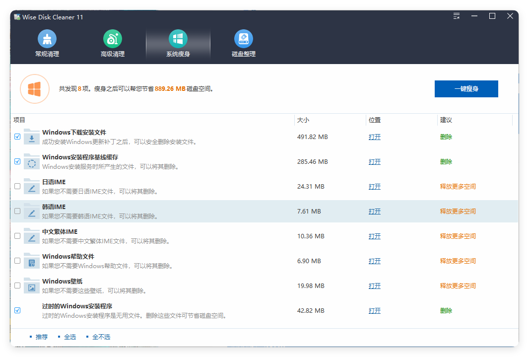 Wise Disk Cleaner v11.2.4.844绿色版_抖汇吧