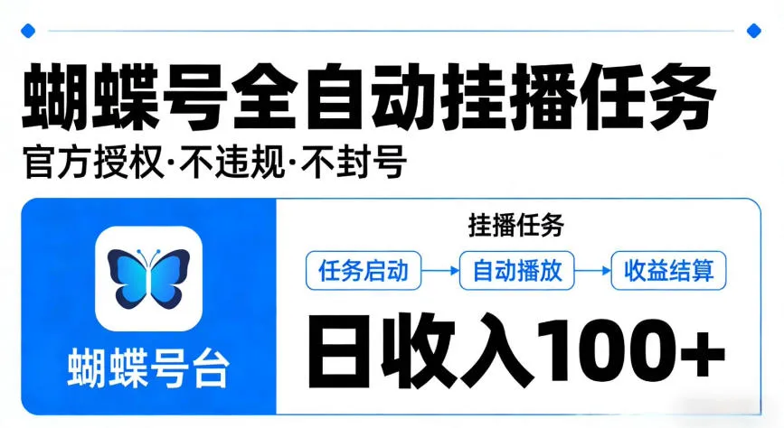 视频号全自动挂播任务，官方授权不违规不封号，日收入100+【揭秘】_抖汇吧