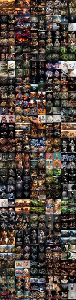 460+专业Midjourney珠宝摄影AI提示词戒指,项链-耳环-手链-宝石等,立即开始创作珠宝艺术_抖汇吧