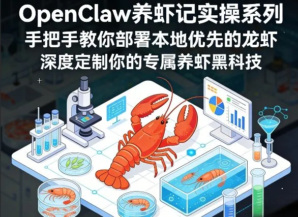 OpenClaw养虾记实操系列，手把手教你部署本地优先的龙虾，深度定制你的专属养虾黑科技_抖汇吧