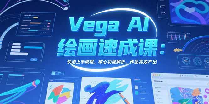 （15470期）Vega AI绘画速成课：快速上手流程，核心功能解析，作品高效产出_抖汇吧