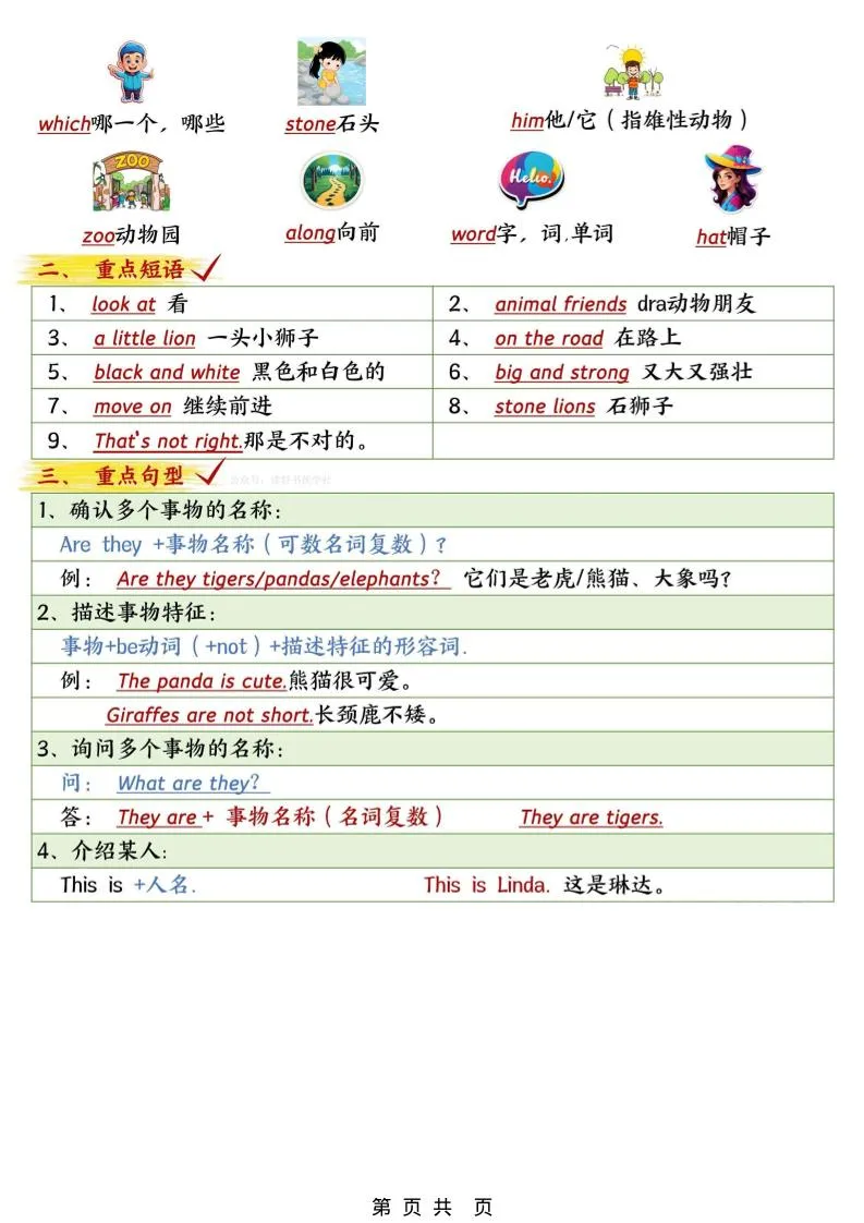 三下外研版英语1-6单元考点知识清单_抖汇吧