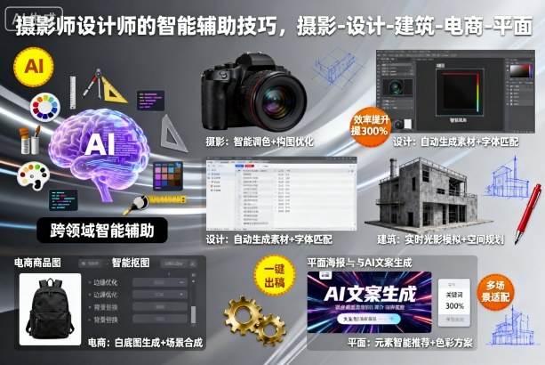 摄影师设计师的智能辅助技巧，摄影-设计-建筑-电商-平面_抖汇吧