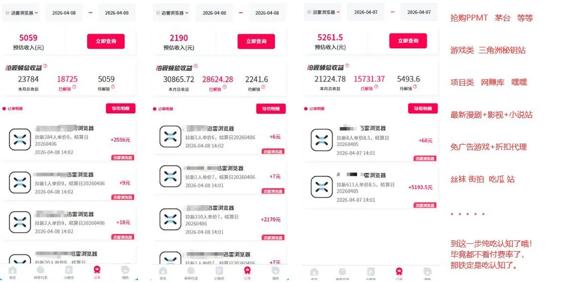 迅雷浏览器项目2.0_拆个大佬周1W的打法_抖汇吧