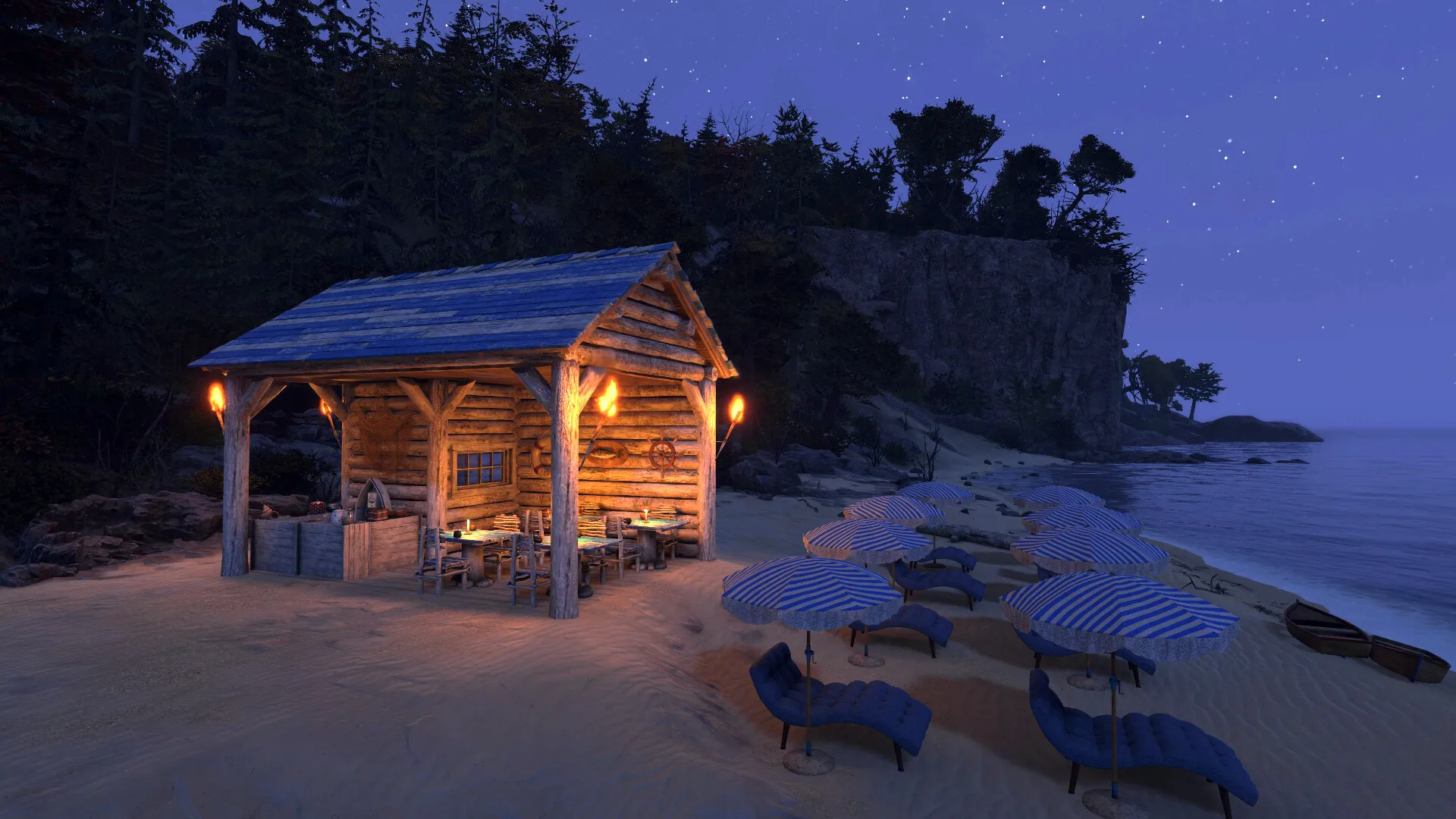 温馨小木屋/Log Away