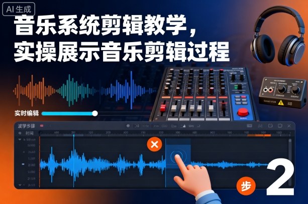 音乐系统剪辑教学，实操展示音乐剪辑过程_抖汇吧