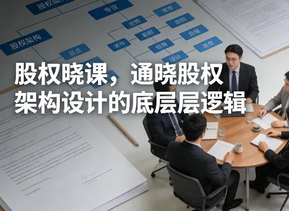 股权晓课，通晓股权架构设计的底层逻辑_抖汇吧