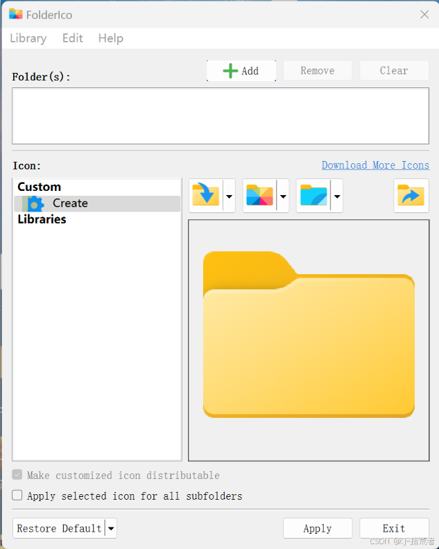 FolderIco文件夹颜色更改工具v8.1_抖汇吧