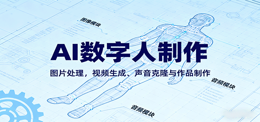 AI永生数字人制作教程：图片处理，视频生成、声音克隆与作品制作_抖汇吧