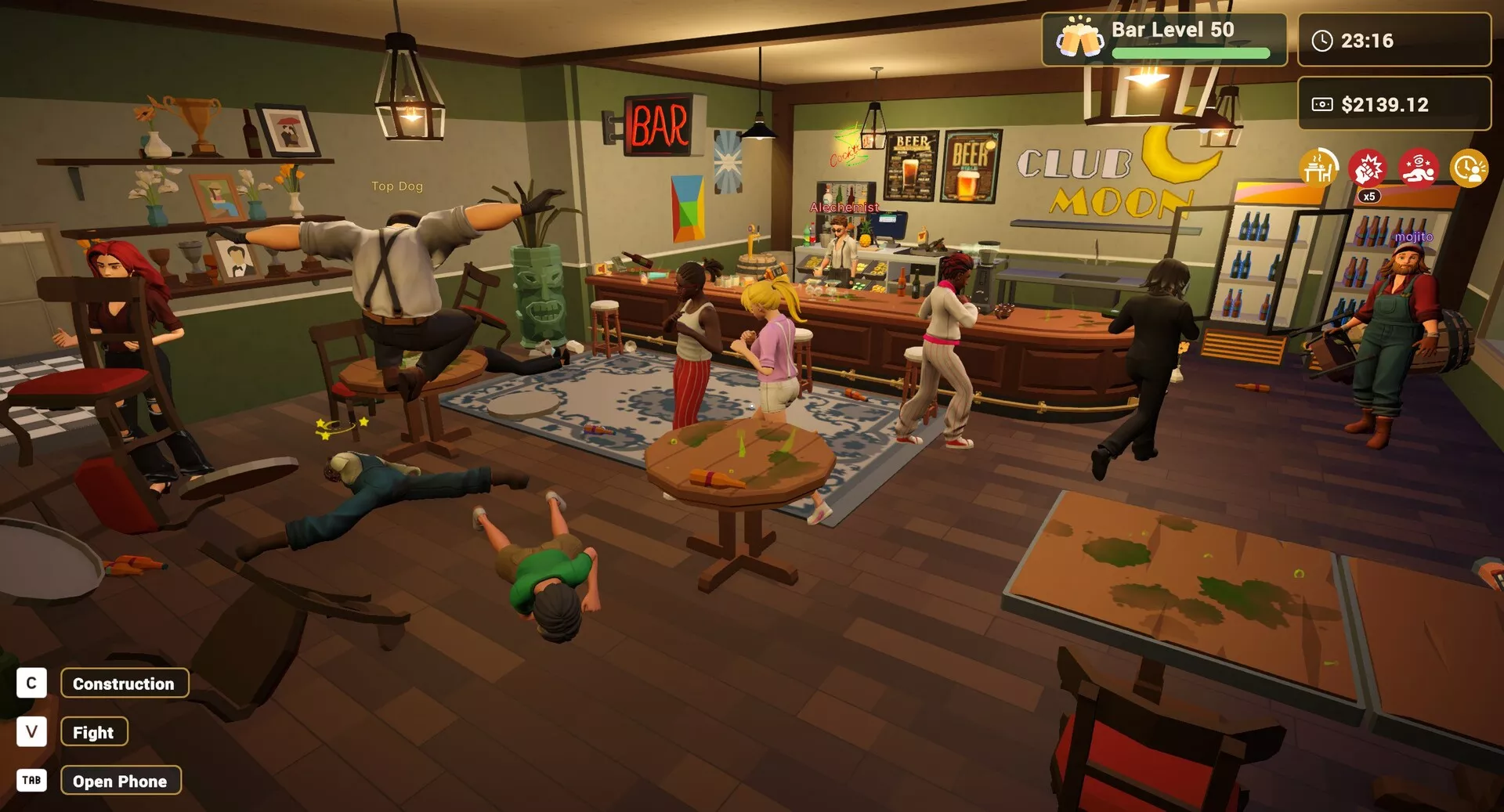 酒吧大乱斗：合作经营模拟器/Barfender: CO-OP Bar Simulator 新游发布_抖汇吧