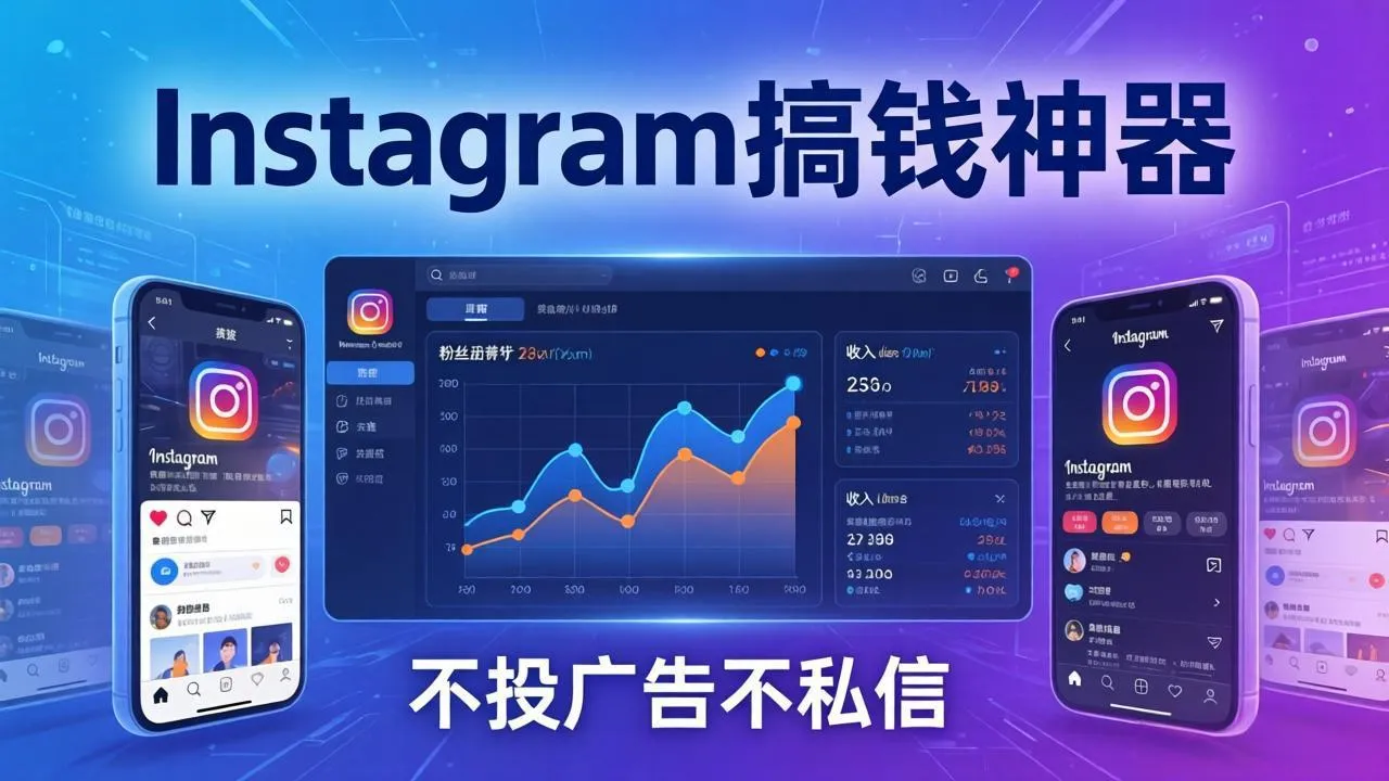 Instagram搞钱神器：月涨6万粉+月入5万刀，不投广告不私信，靠算法+低价产品_抖汇吧