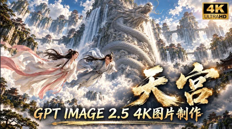 GPT Image 2.5实测！4K到底多清楚？皮肤、手指、修图与天宫场景全面测试_抖汇吧