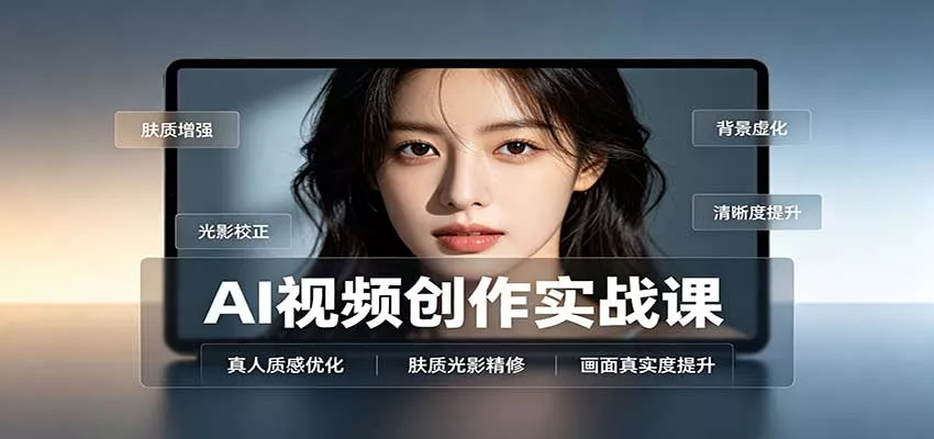 AI视频创作实战课：人物面部情绪调试，真人质感优化，提示词模板与变现方向_抖汇吧