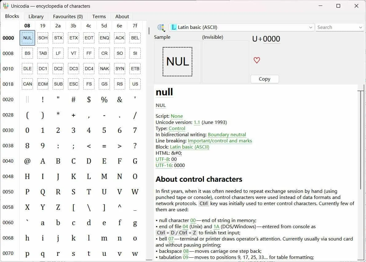 Unicode字符查询Unicodia v3.1.2绿色版_抖汇吧