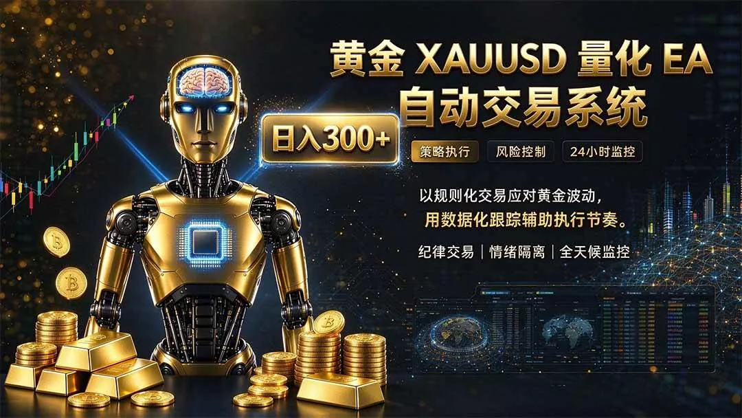 （21067期）普通人也能玩转AI量化：不盯盘，不熬夜，一套智投EA让策略自动跑_抖汇吧