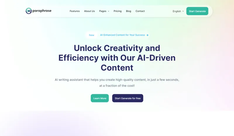 Bootstrap响应式AI写作助手官网源码_抖汇吧