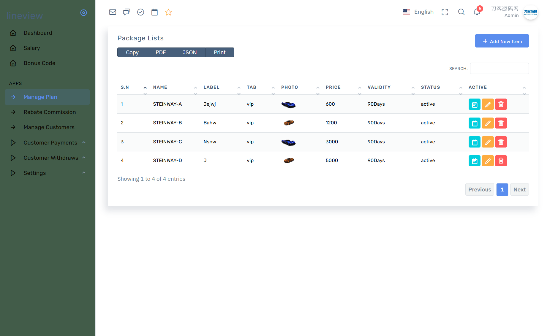 lineview海外汽车投资理财源码/前端html+后端PHP_抖汇吧