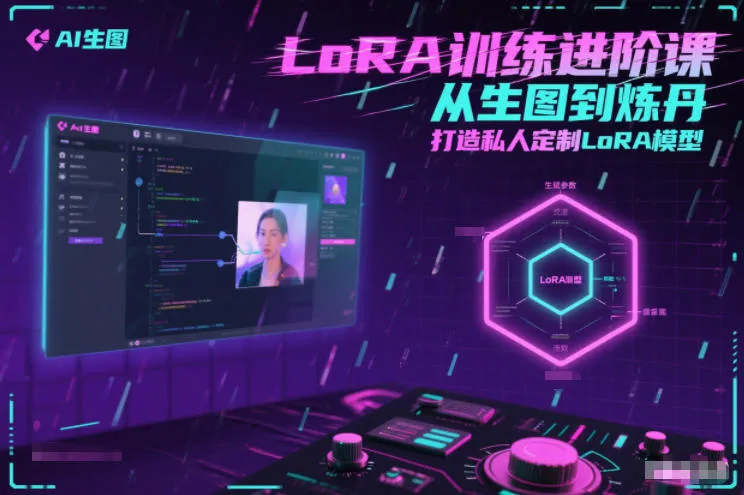 LoRA训练进阶课，从生图到炼丹，打造私人定制LoRA模型_抖汇吧