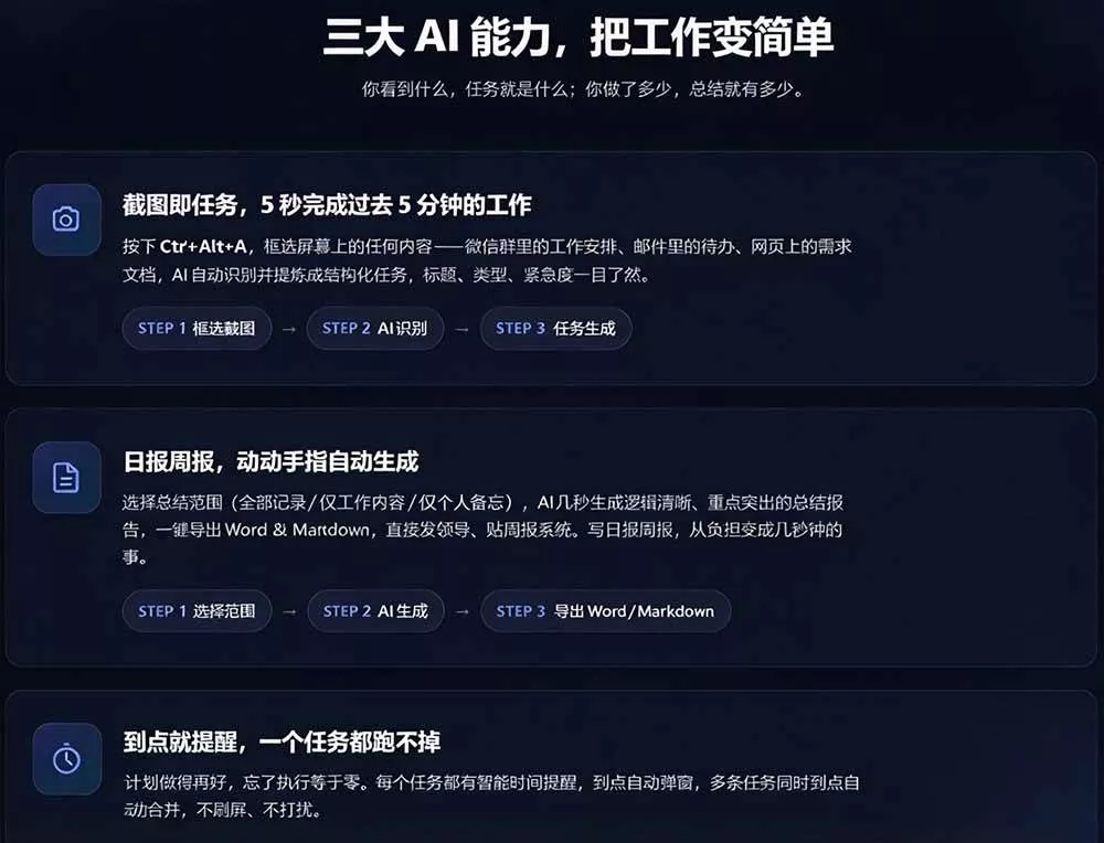 (20697期)天天写日报周报写到头疼?截图一键选屏幕内容,AI 自动把它变成结构化任务,极简工作日记 (20697期)天天写日报周报写到头疼?截图一键选屏幕内容,AI 自动把它变成结构化任务,极简工作日记