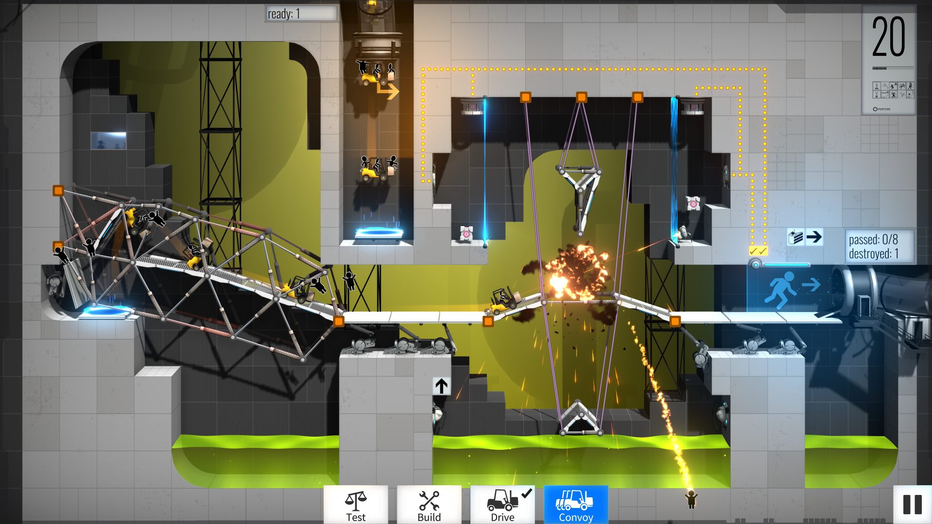 桥梁工程师传送门/Bridge Constructor Portal_抖汇吧
