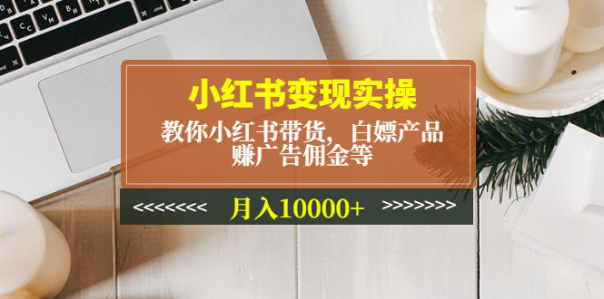 小红书变现实操：教你小红书带货，白嫖产品，赚广告佣金等，月入10000+_抖汇吧