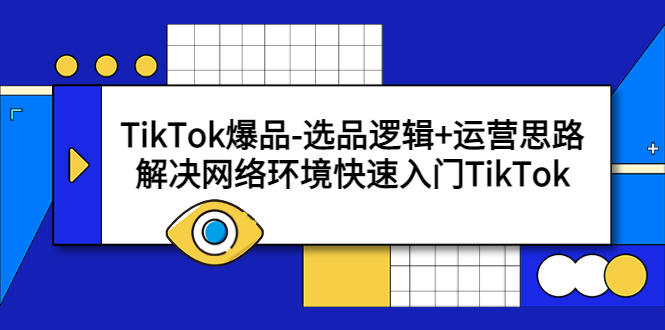 TikTok爆品-选品逻辑+运营思路：解决网络环境快速入门TikTok_抖汇吧