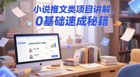 小说推文类项目讲解，0 基础速成秘籍_抖汇吧