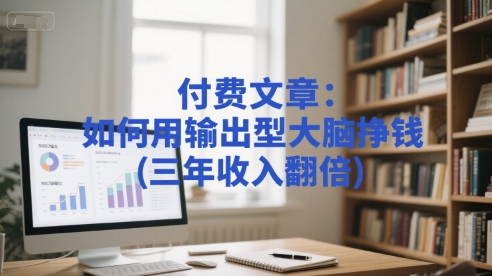 付费文章：如何用输出型大脑挣钱(三年收入翻倍)_抖汇吧