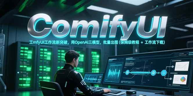 ComfyUI工作流新突破，用OpenAI三模型，批量出图(保姆级教程+工作流下载)_抖汇吧