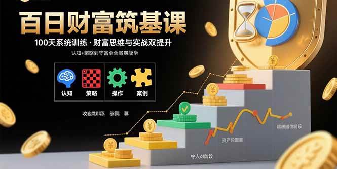 （15874期）百日财富筑基课：认知+策略+实操+案例拆解 实现从创富到守富全周期能力_抖汇吧