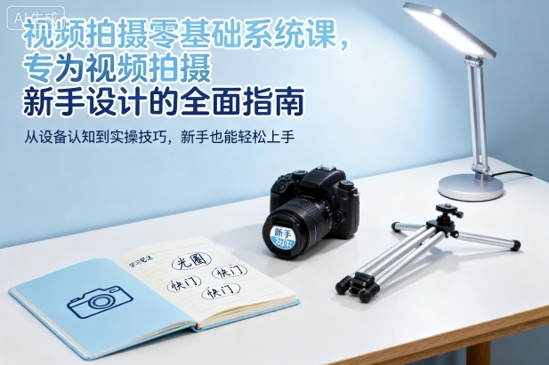 视频拍摄零基础系统课，专为视频拍摄新手设计的全面指南_抖汇吧