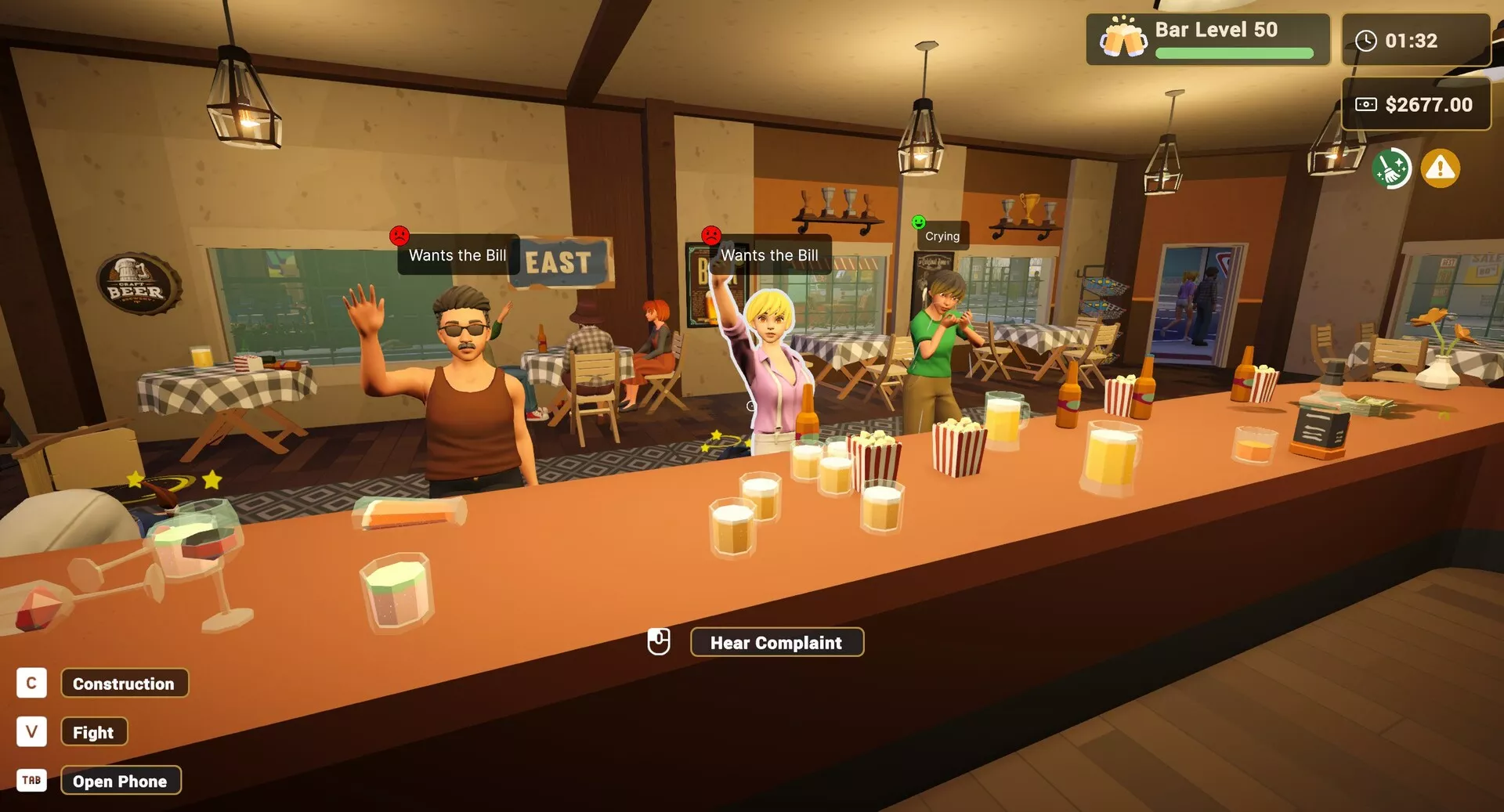 酒吧大乱斗：合作经营模拟器/Barfender: CO-OP Bar Simulator 新游发布