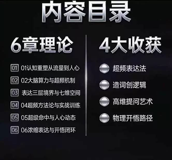马大个高维表达全套实战课，跳出普通口才教学，大脑超频训练打造原创思想IP体系_抖汇吧