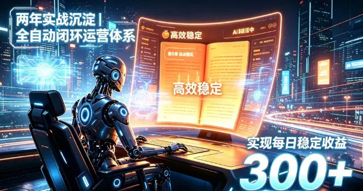 两年实战沉淀｜全自动闭环运营体系，实现每日稳定收益300+【揭秘】_抖汇吧