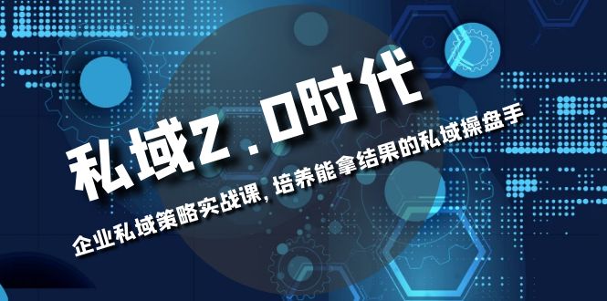 私域2.0时代：拥有自己的私域策略，打造成功的私域操盘手！_抖汇吧
