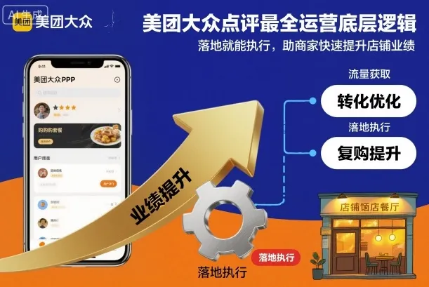 美团大众点评最全运营底层逻辑，落地就能执行，助商家快速提升店铺业绩_抖汇吧