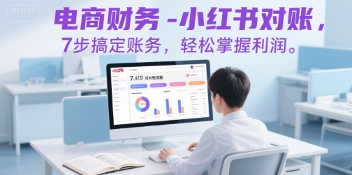 电商财务-小红书对账，7步搞定账务，轻松掌握利润_抖汇吧