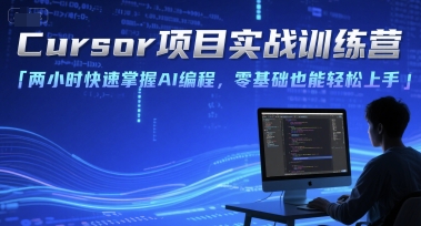Cursor项目实战训练营，两小时快速掌握AI编程，零基础也能轻松上手_抖汇吧