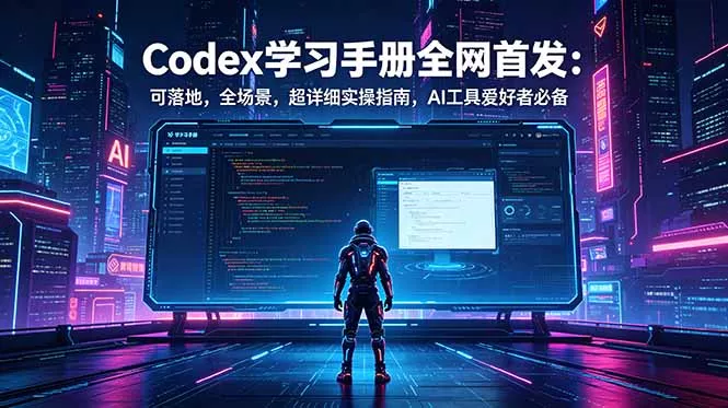 Codex学习手册全网首发：可落地，全场景，超详细实操指南，AI工具爱好者必备_抖汇吧