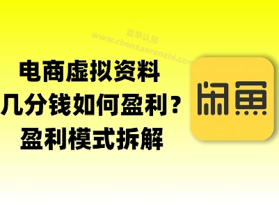 揭秘虚拟电商1分钱资料与卡券是如何获得收益的(详细拆解)_抖汇吧
