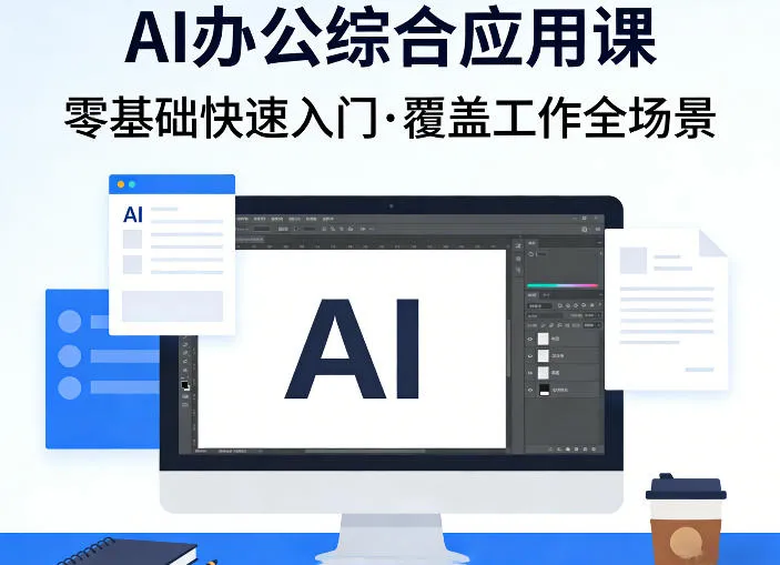 AI办公综合应用课，零基础快速入门，覆盖了工作中各种应用场景_抖汇吧