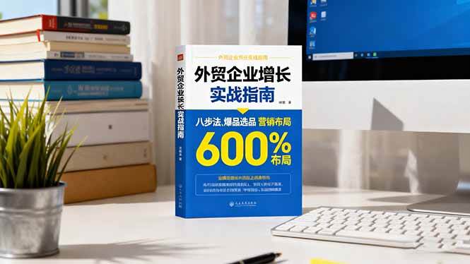 （16296期）外贸企业增长实战指南，八步法、爆品选品、营销布局，业绩增长300%_抖汇吧