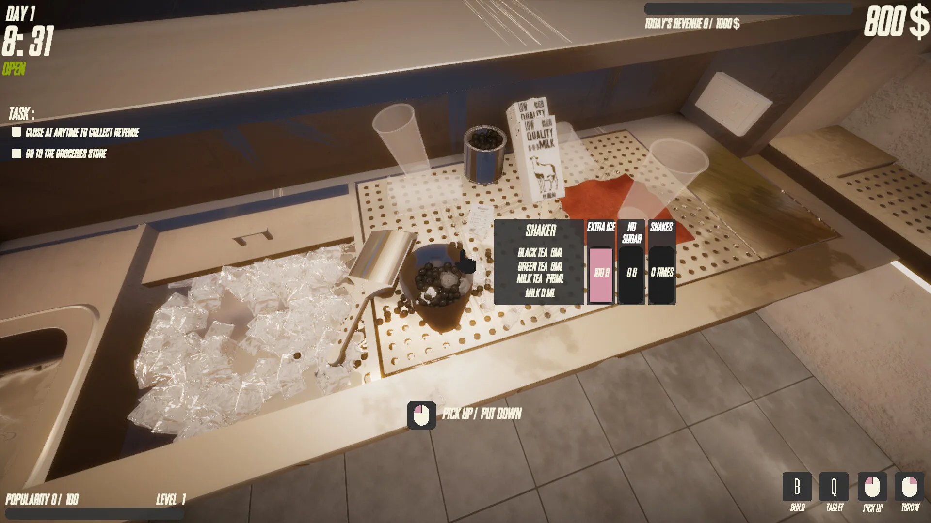 奶茶店模拟器/Boba Tea Shop Simulator