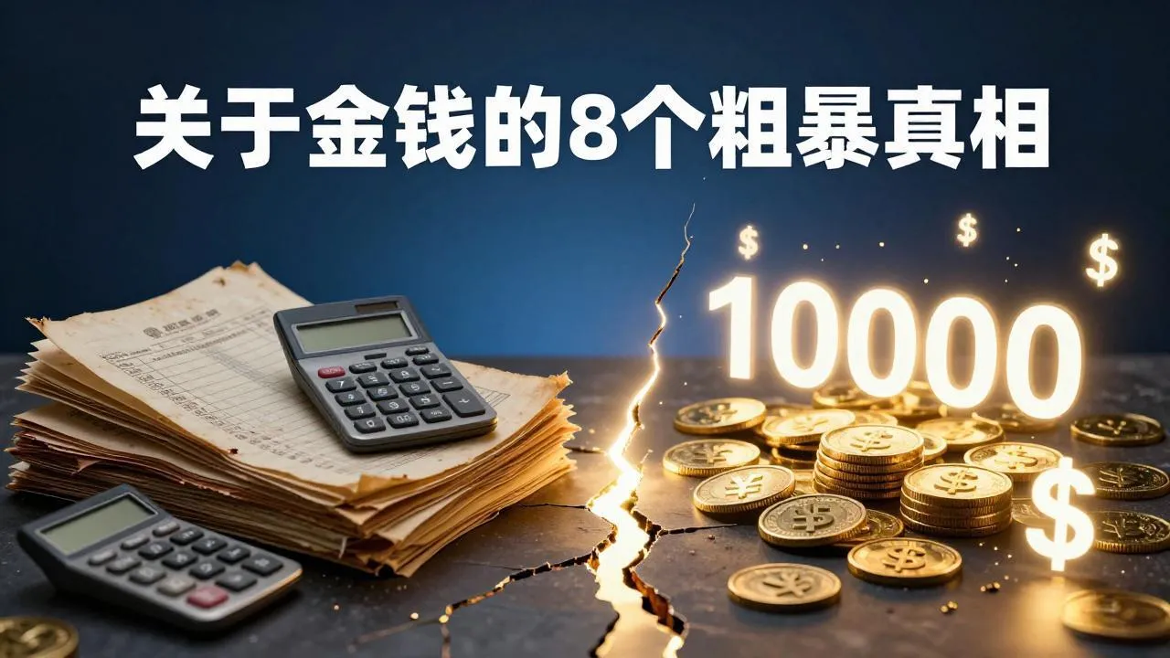 付费文章:关于金钱的 8 个粗暴真相,彻底重塑你的赚钱思维与财富认知_抖汇吧