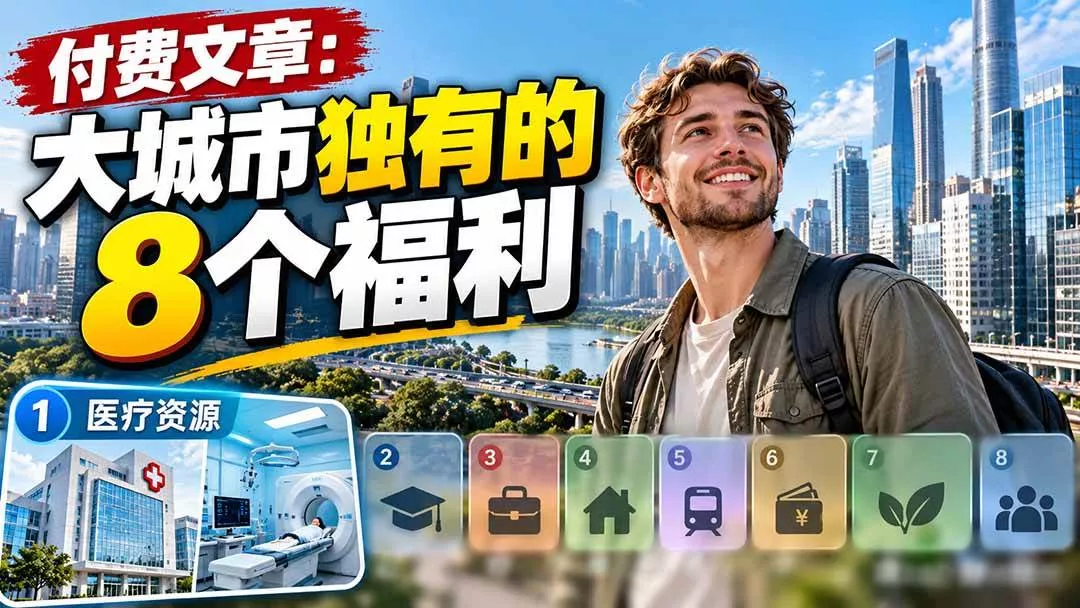 （20848期）付费文章：大城市独有的8个福利_抖汇吧