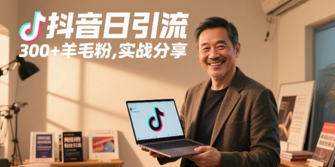 抖音日引300+羊毛粉，实战分享_抖汇吧
