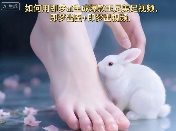 如何用即梦ai生成爆款玉足美足视频，即梦出图+即梦出视频，快速涨粉_抖汇吧