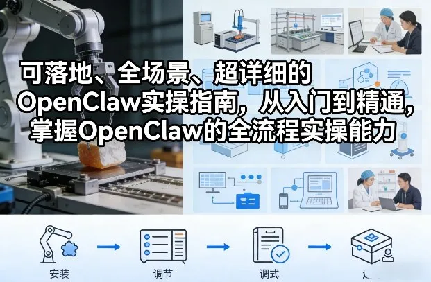 可落地、全场景、超详细的OpenClaw实操指南，从入门到精通，掌握OpenClaw的全流程实操能力_抖汇吧