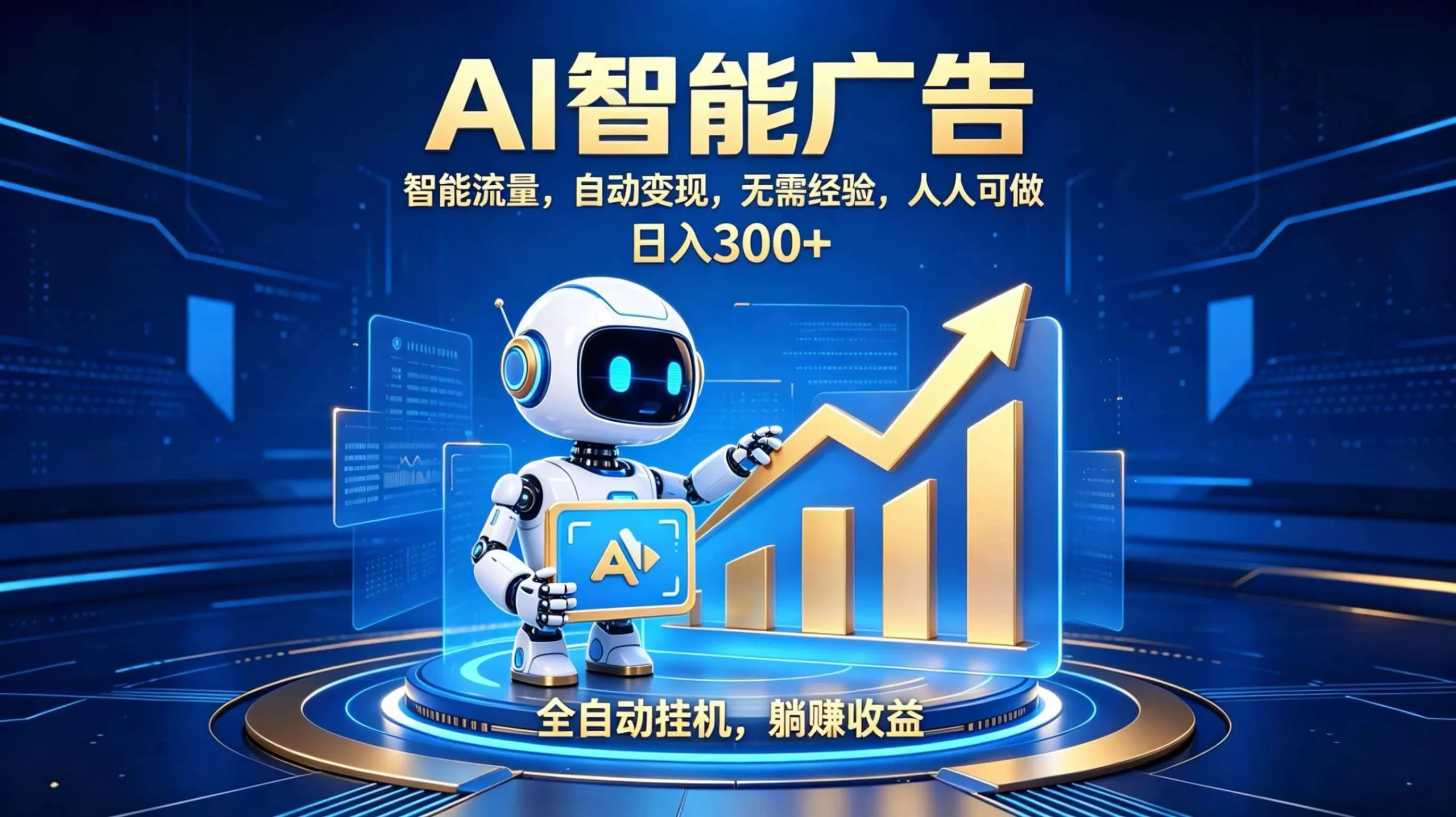 轻资产新赛道,全自动AI广告,打造持续收益_抖汇吧